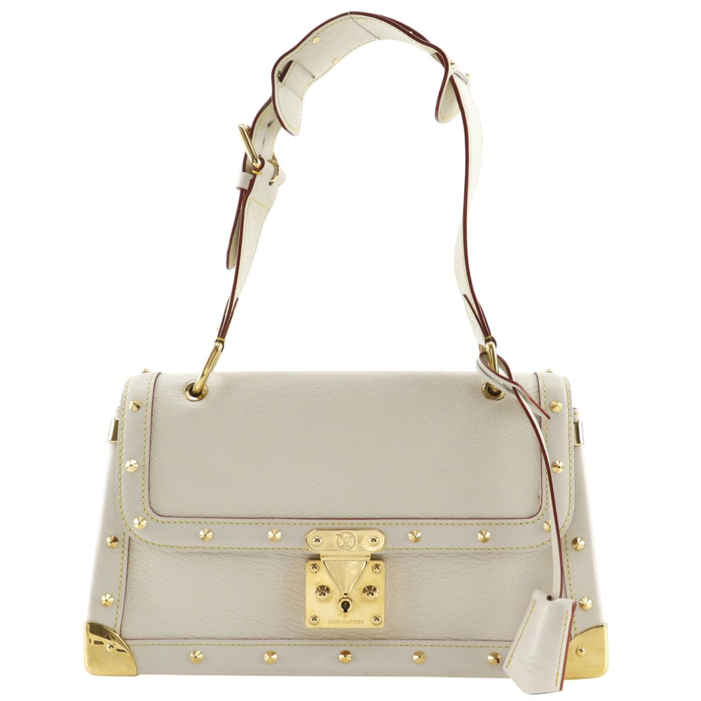 Louis Vuitton Tarentue Suhali Goat Blanc White Shoulder