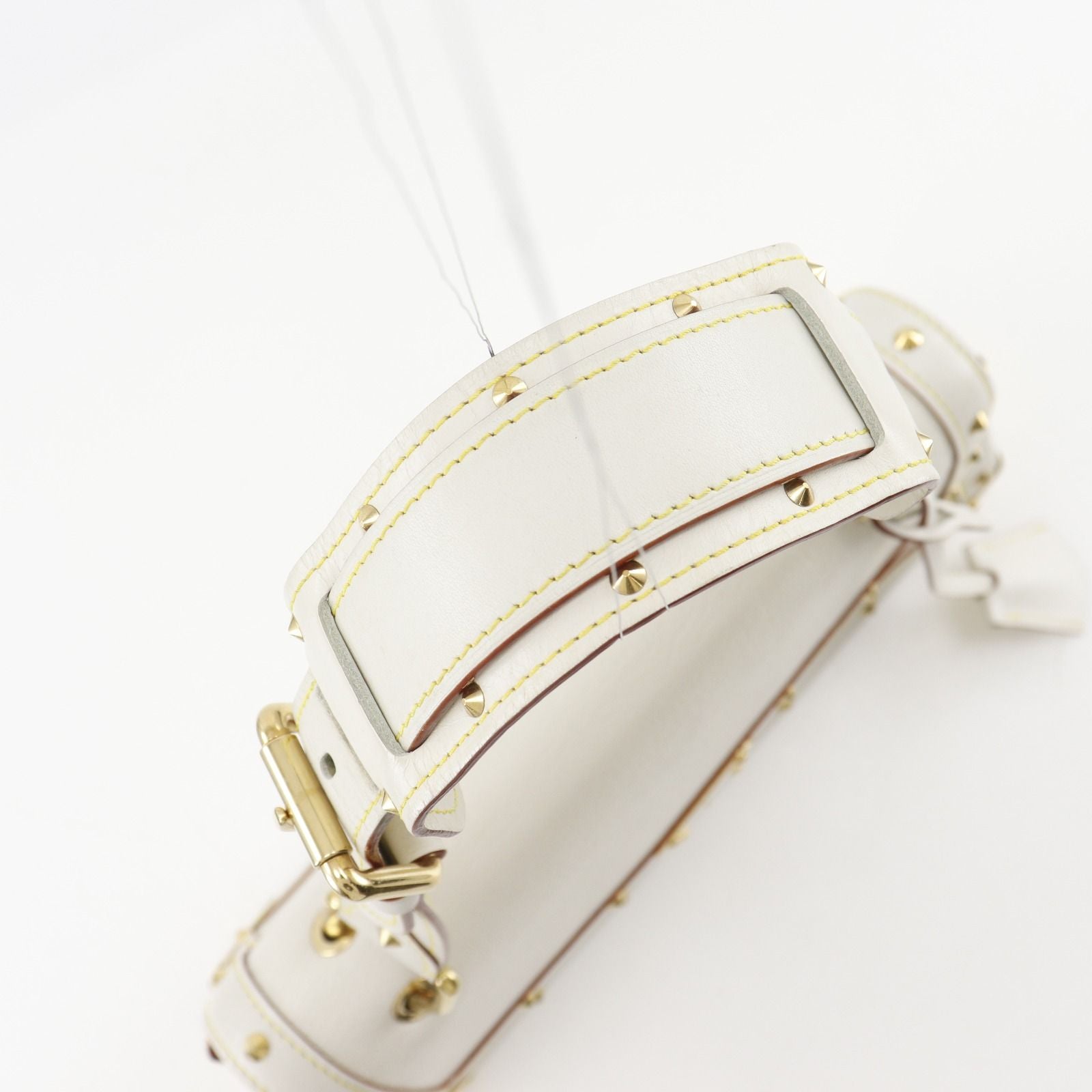 Louis Vuitton Tarentue Suhali Goat Blanc White Shoulder — view 5