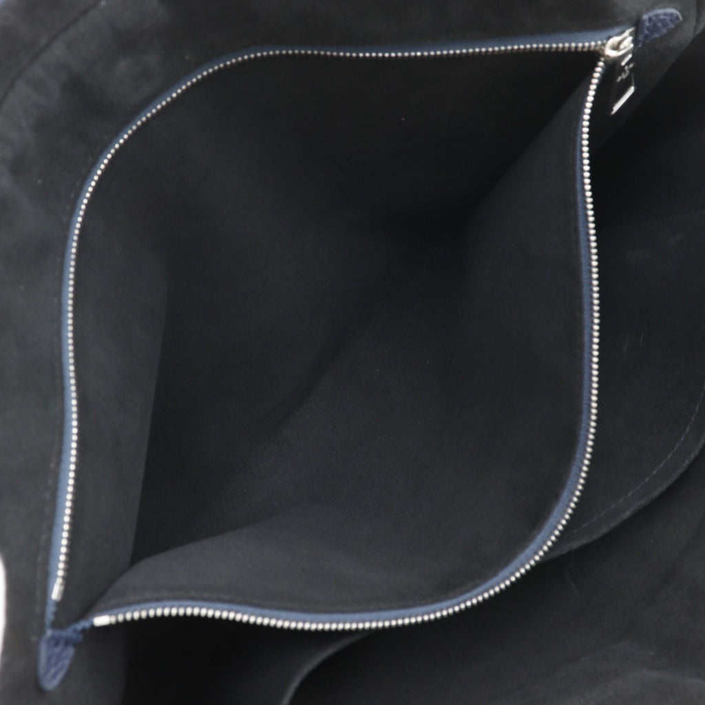 Louis Vuitton Alma Briefcase Leather Navy Blue Business — view 7