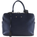 Louis Vuitton Alma Briefcase Leather Navy Blue Business