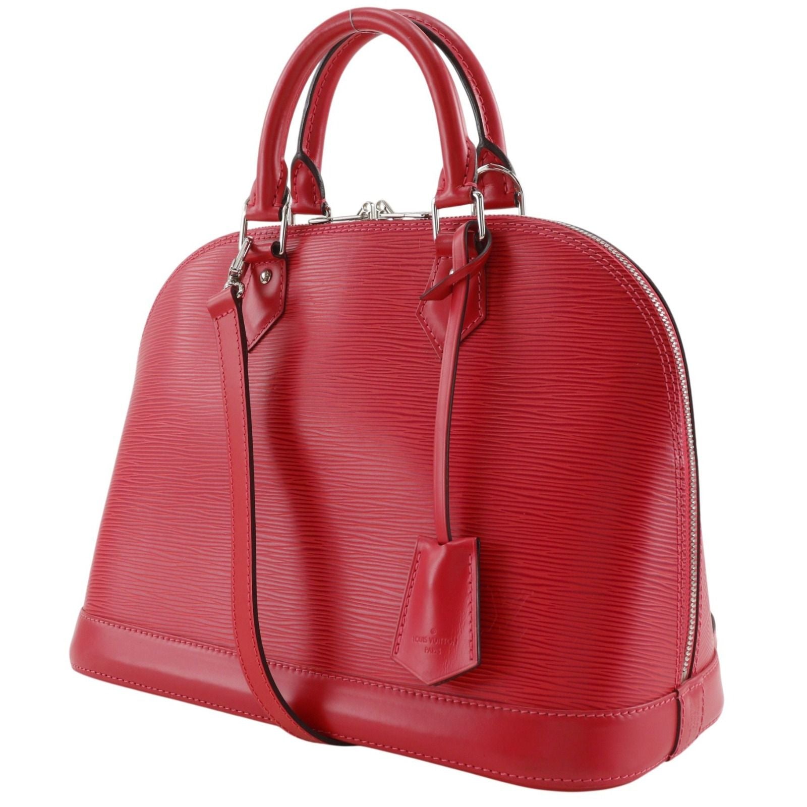 Louis Vuitton Alma PM 2-Way Shoulder Epi Leather Red Handbag — view 2