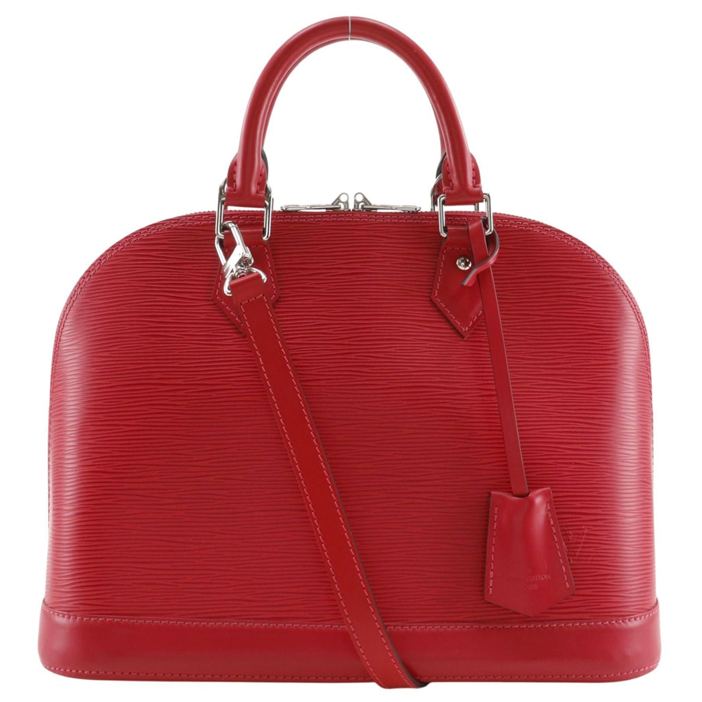 Louis Vuitton Alma PM 2-Way Shoulder Epi Leather Red Handbag