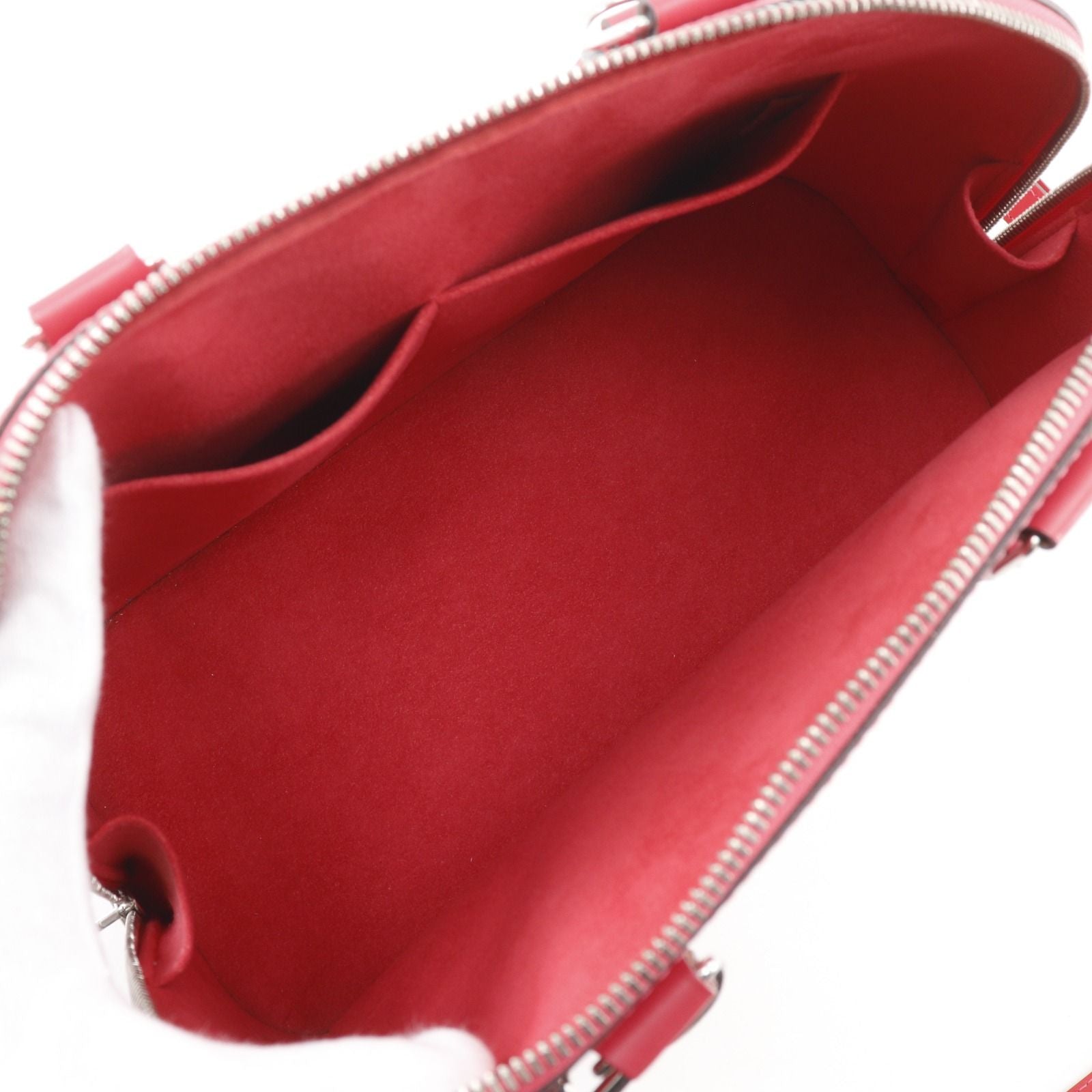 Louis Vuitton Alma PM 2-Way Shoulder Epi Leather Red Handbag — view 6