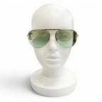 Louis Vuitton Clockwise Monogram Half Rim Sunglasses Brown Gold Eyewear — view 3