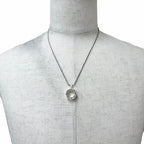Bottega Veneta Ring Motif Pendant Silver — view 3