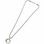 Bottega Veneta Ring Motif Pendant Silver — view 4