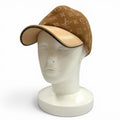 Louis Vuitton Monogram Carry on Leather Brim Cap Beige