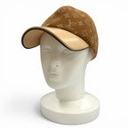 Louis Vuitton Monogram Carry on Leather Brim Cap Beige
