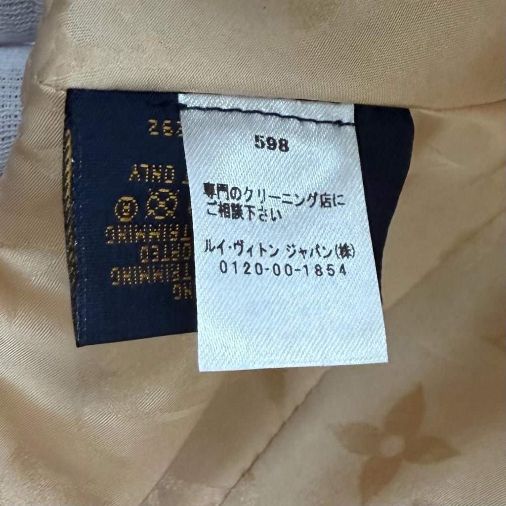 Louis Vuitton Monogram Carry on Leather Brim Cap Beige — view 9