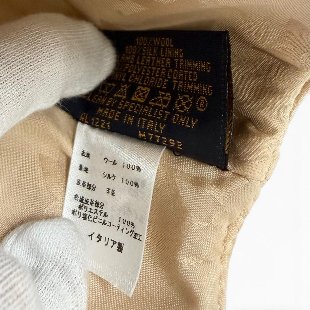 Louis Vuitton Monogram Carry on Leather Brim Cap Beige — view 8