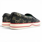 Gucci Tennis GG Canvas Slip on Sneakers Navy Beige 7.5 — view 5