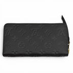 Louis Vuitton Zippy Wallet Monogram Empreinte Noir Zip Around — view 3