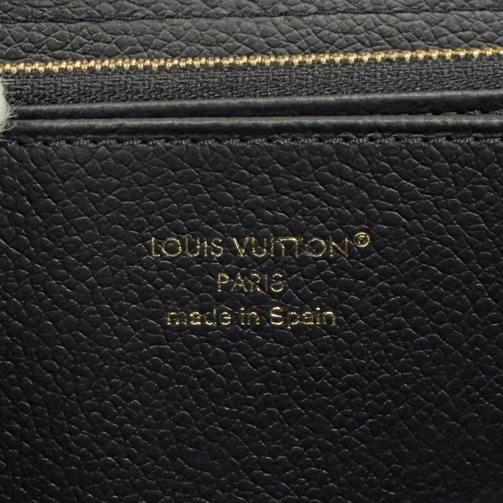 Louis Vuitton Zippy Wallet Monogram Empreinte Noir Zip Around — view 9