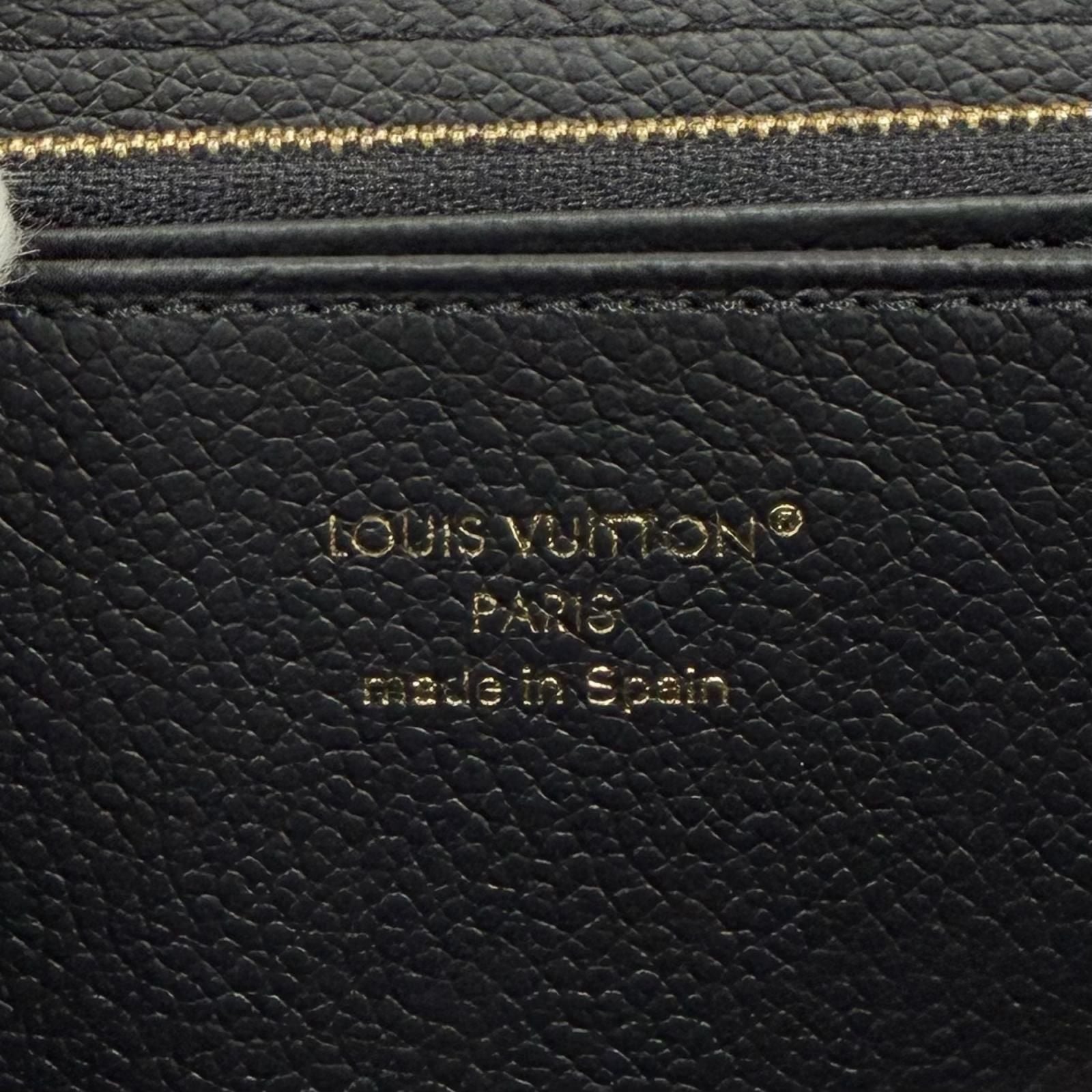 Louis Vuitton Zippy Wallet Monogram Empreinte Noir Zip Around — view 9