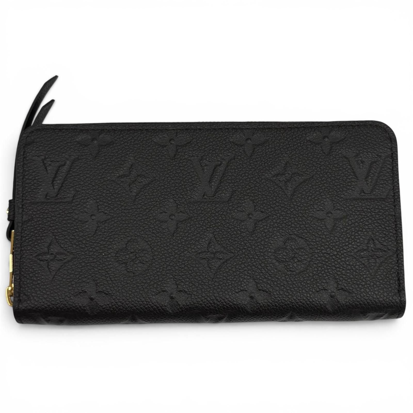 Louis Vuitton Zippy Wallet Monogram Empreinte Noir Zip Around