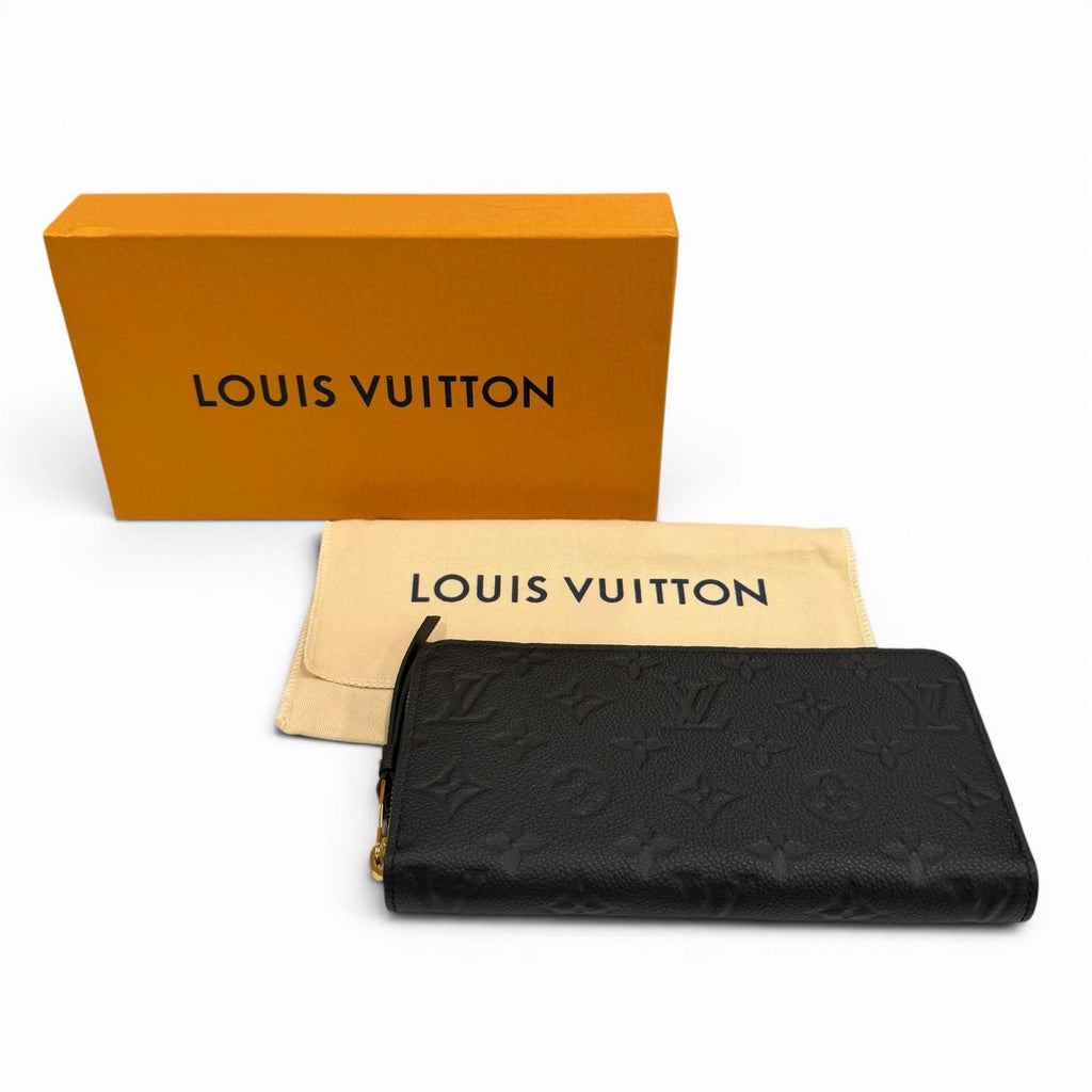 Louis Vuitton Zippy Wallet Monogram Empreinte Noir Zip Around — view 2