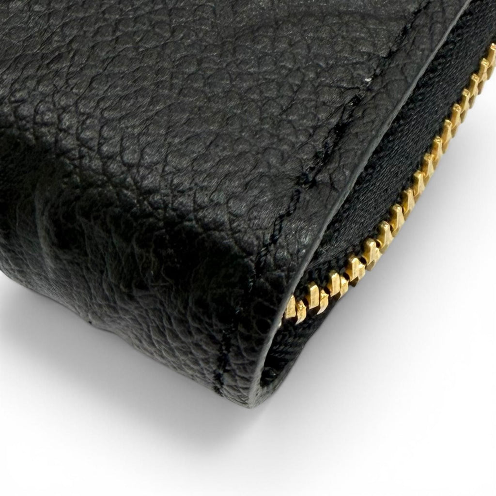 Louis Vuitton Zippy Wallet Monogram Empreinte Noir Zip Around — view 6