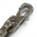 Louis Vuitton Bracelet Monogram Chain Black Silver — view 5