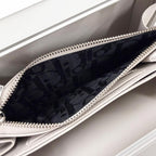 Dior Rimowa Personal Aluminum Leather Shoulder Bag Silver Gray — view 9