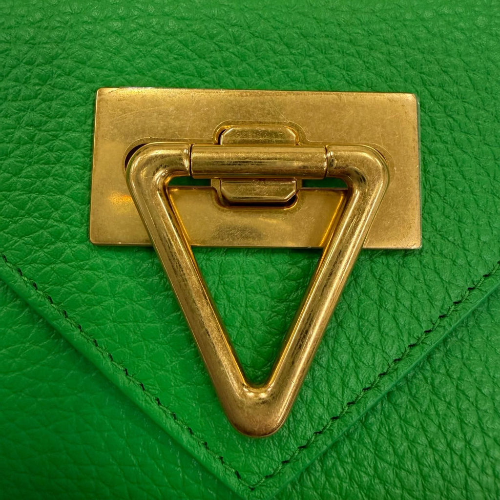 Bottega Veneta Paraquito Point Lock Leather Compact Wallet Trifold — view 8
