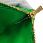 Bottega Veneta Paraquito Point Lock Leather Compact Wallet Trifold — view 7