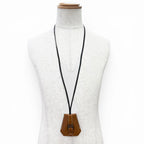 Hermes 204600 Necklace Brown — view 3