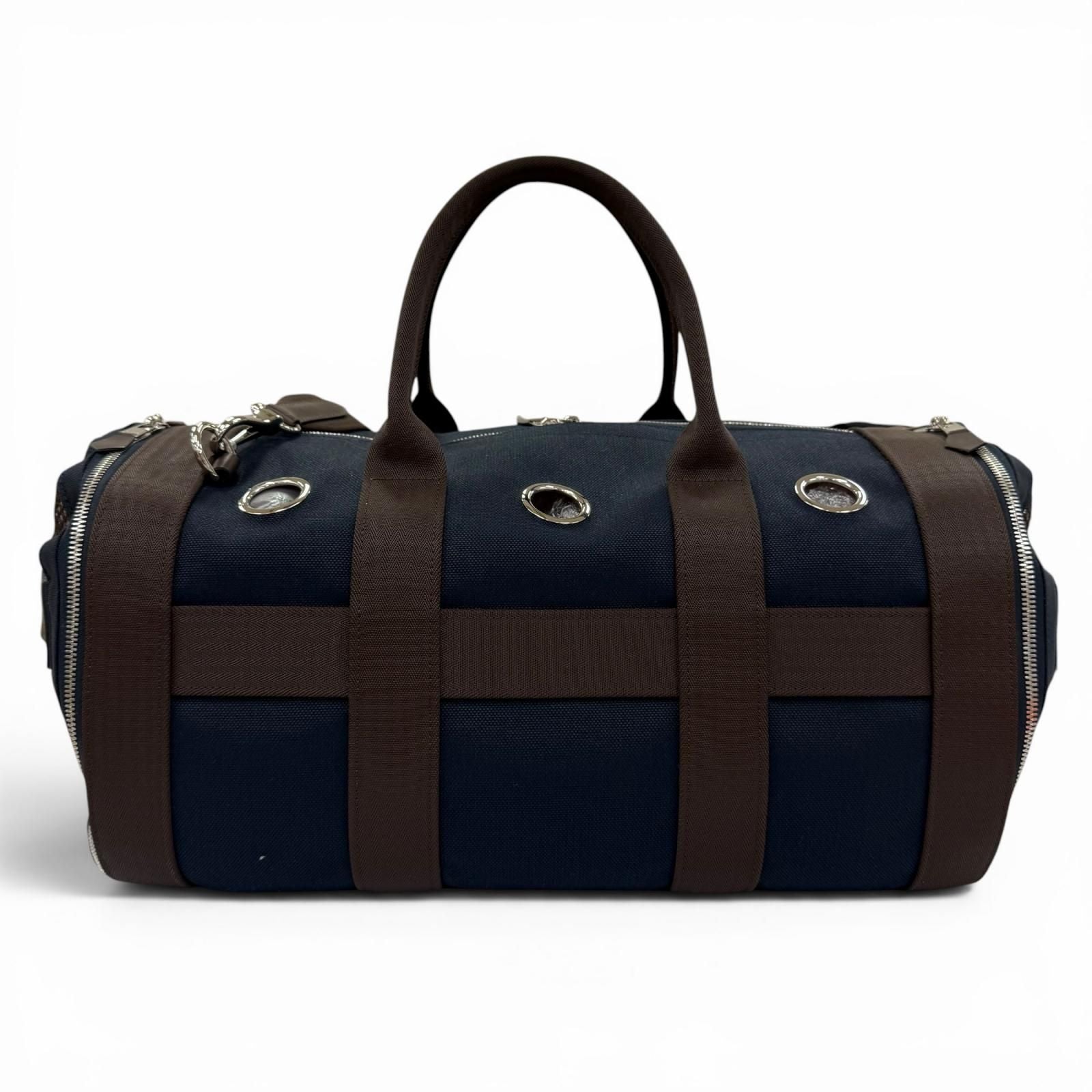 Hermes 2-Way Dog Carrier Pet Shoulder Bag Towarmitari Navy — view 3