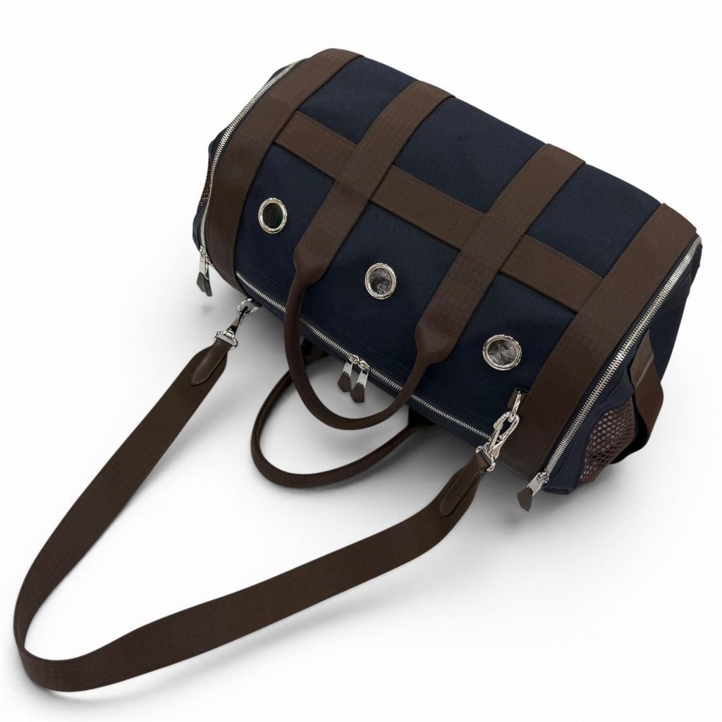 Hermes 2-Way Dog Carrier Pet Shoulder Bag Towarmitari Navy — view 5