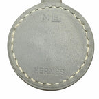 Hermes Vintage Touareg Leather Silver Choker Necklace Gray — view 5
