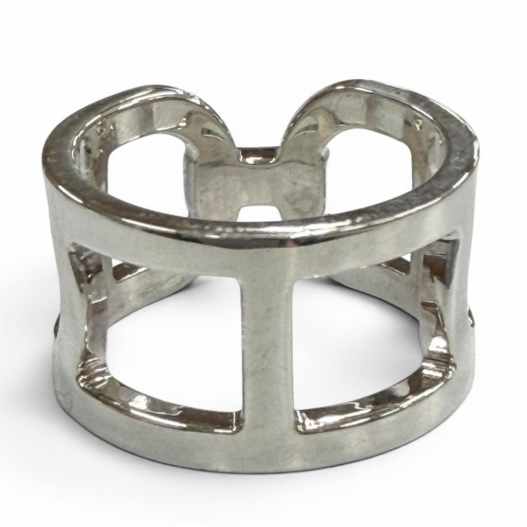 Hermes Chaine D'ancre Ring Silver — view 4