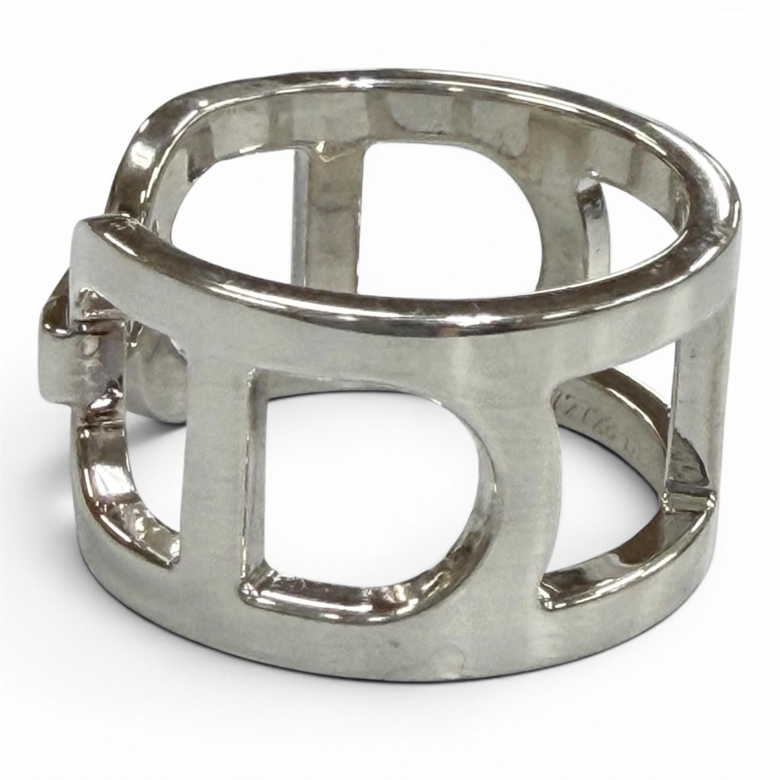 Hermes Chaine D'ancre Ring Silver — view 3