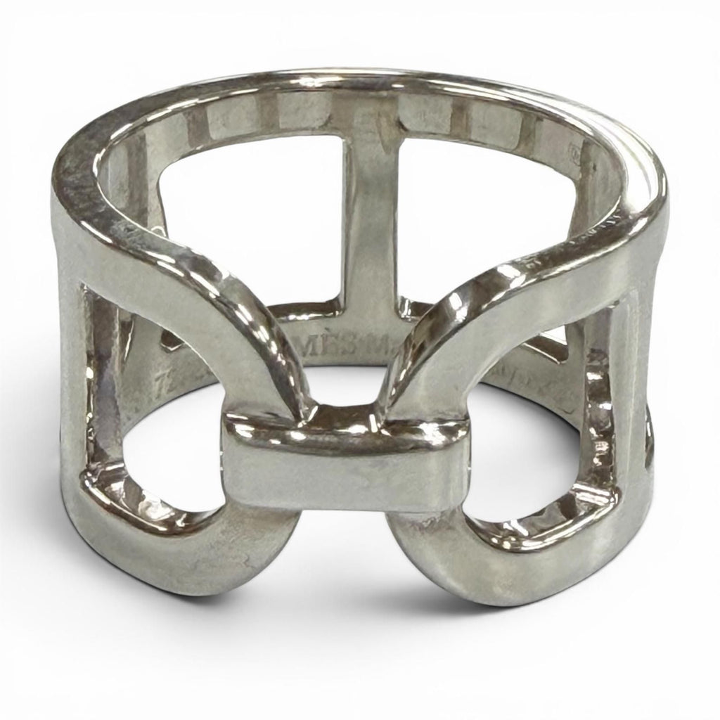 Hermes Chaine D'ancre Ring Silver — view 2
