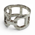 Hermes Chaine D'ancre Ring Silver