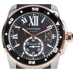 Cartier Polished Caliber de Diver SS Small Second Automatic Winding Watch