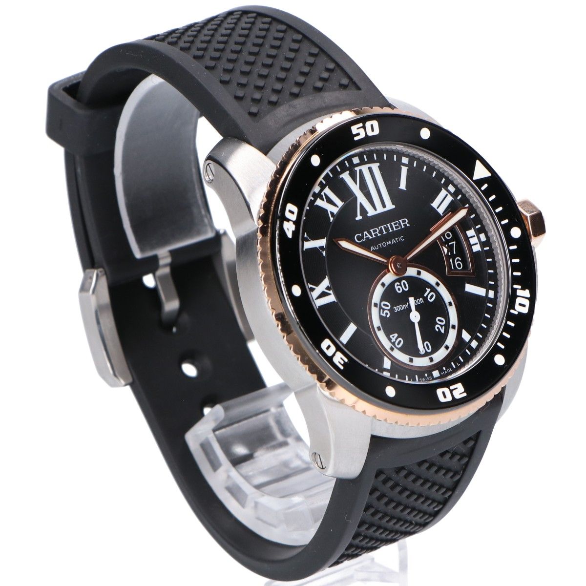 Cartier Polished Caliber de Diver SS Small Second Automatic Winding Watch — view 5