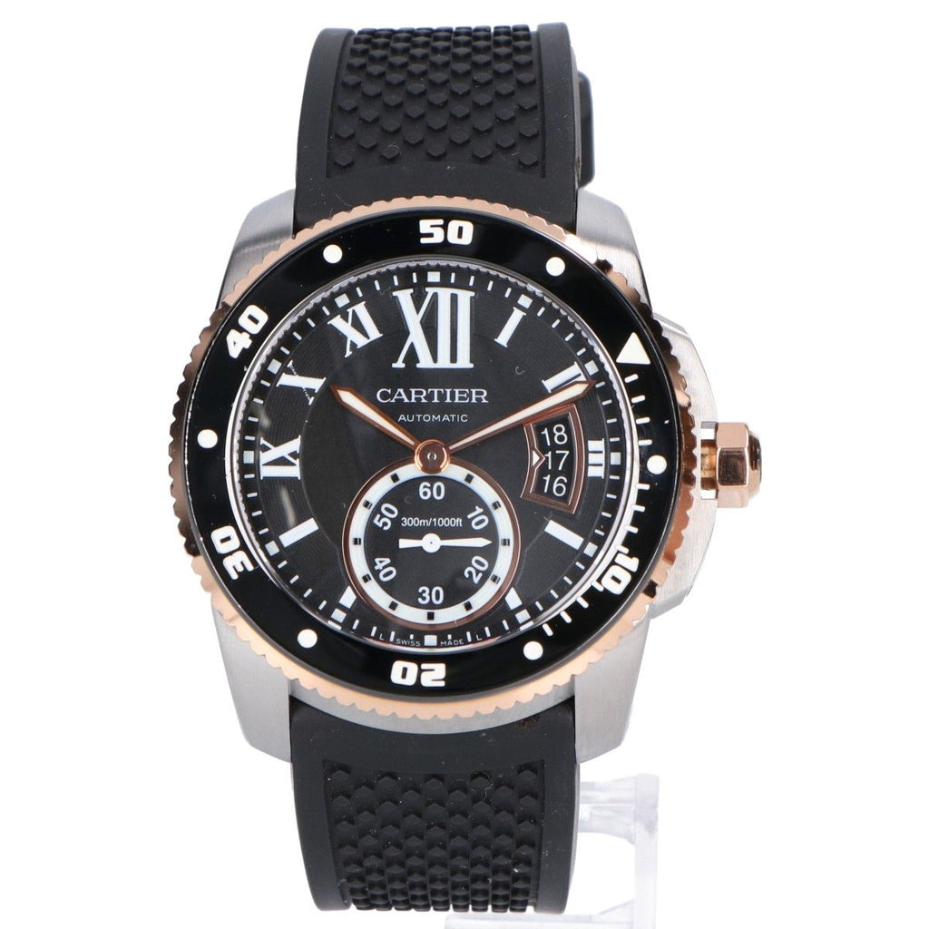 Cartier Polished Caliber de Diver SS Small Second Automatic Winding Watch — view 2