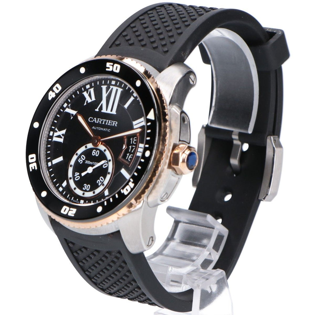 Cartier Polished Caliber de Diver SS Small Second Automatic Winding Watch — view 3
