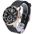Cartier Polished Caliber de Diver SS Small Second Automatic Winding Watch — view 3