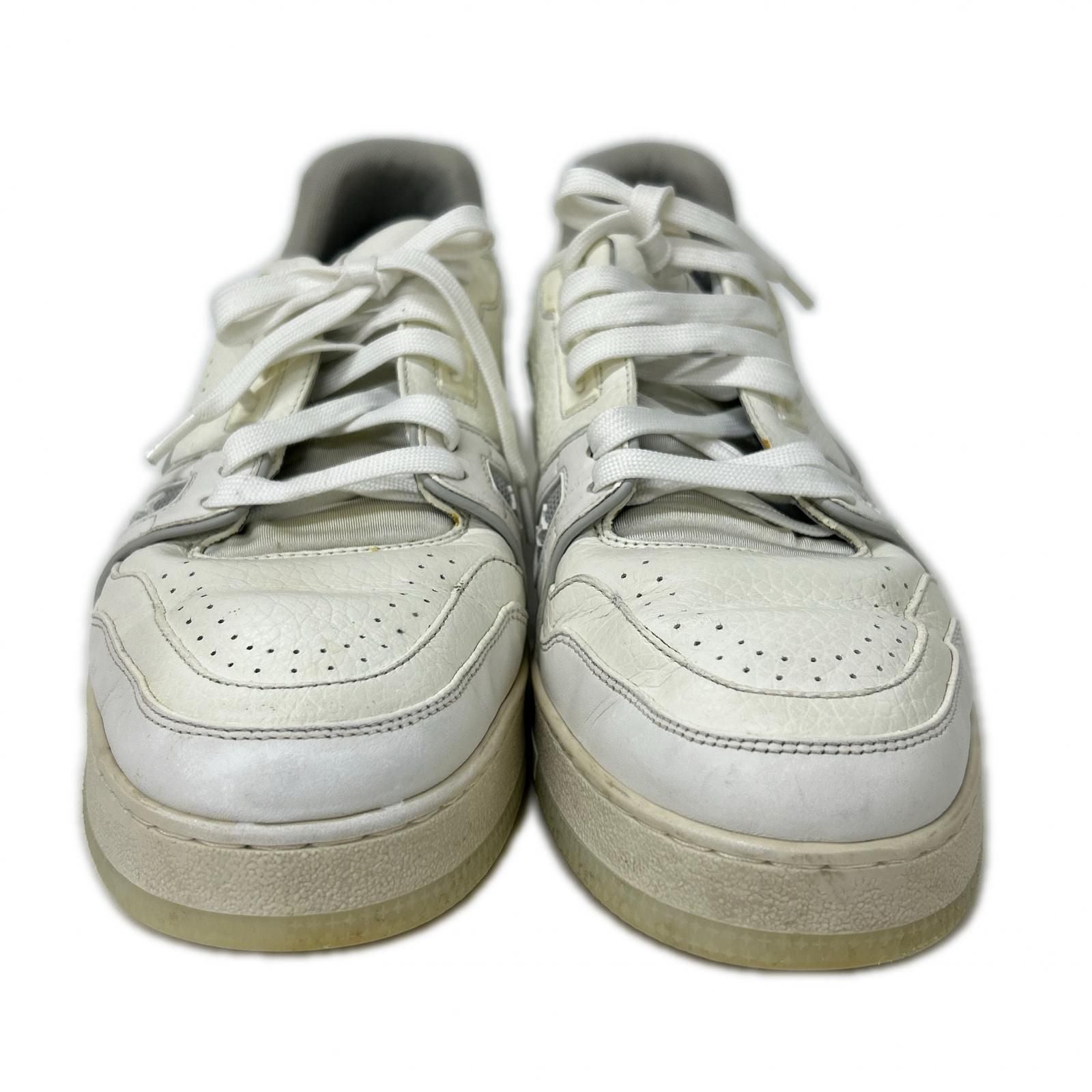Louis Vuitton LV Trainer Line Smooth Calf Grain Sneakers — view 4