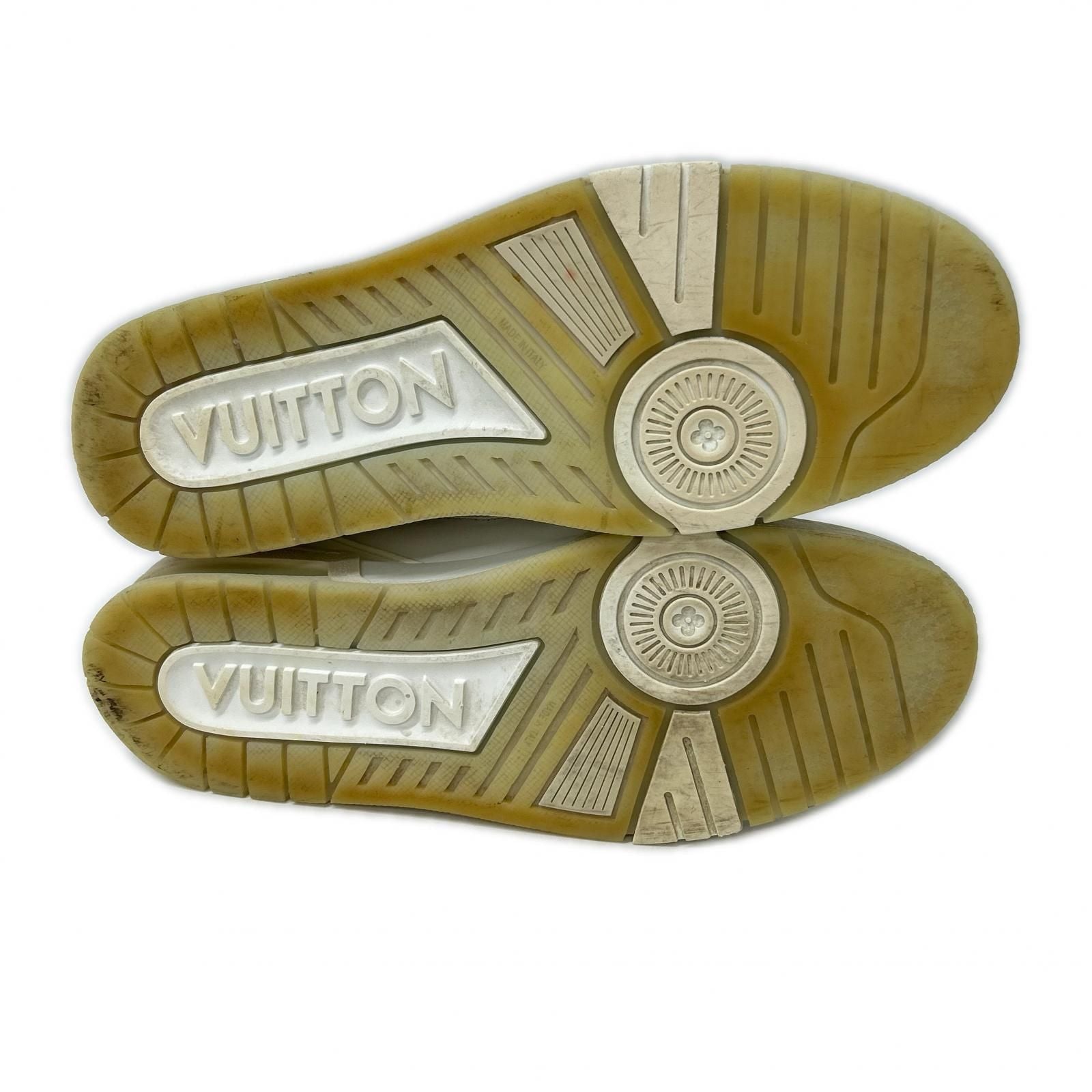Louis Vuitton LV Trainer Line Smooth Calf Grain Sneakers — view 7