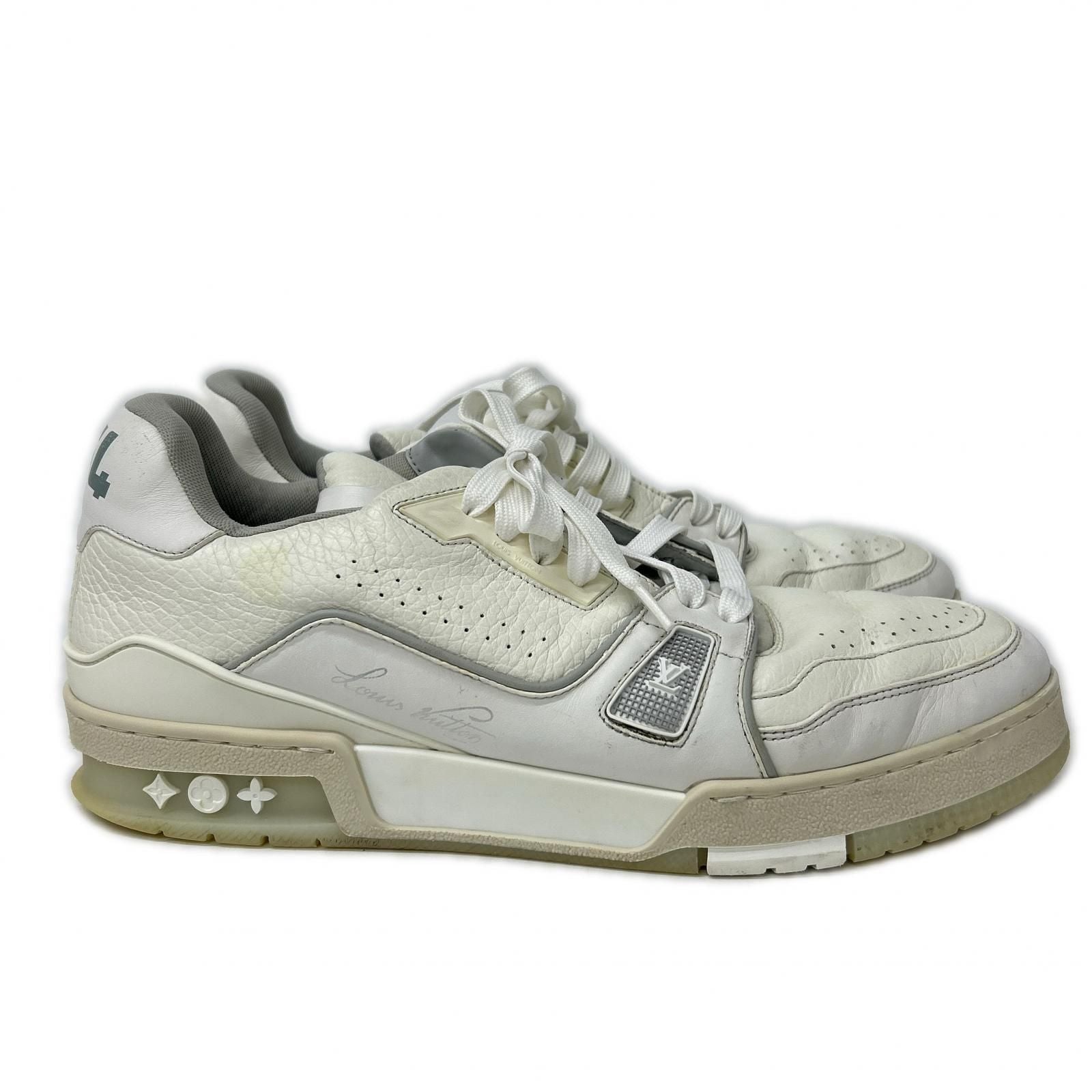 Louis Vuitton LV Trainer Line Smooth Calf Grain Sneakers — view 3
