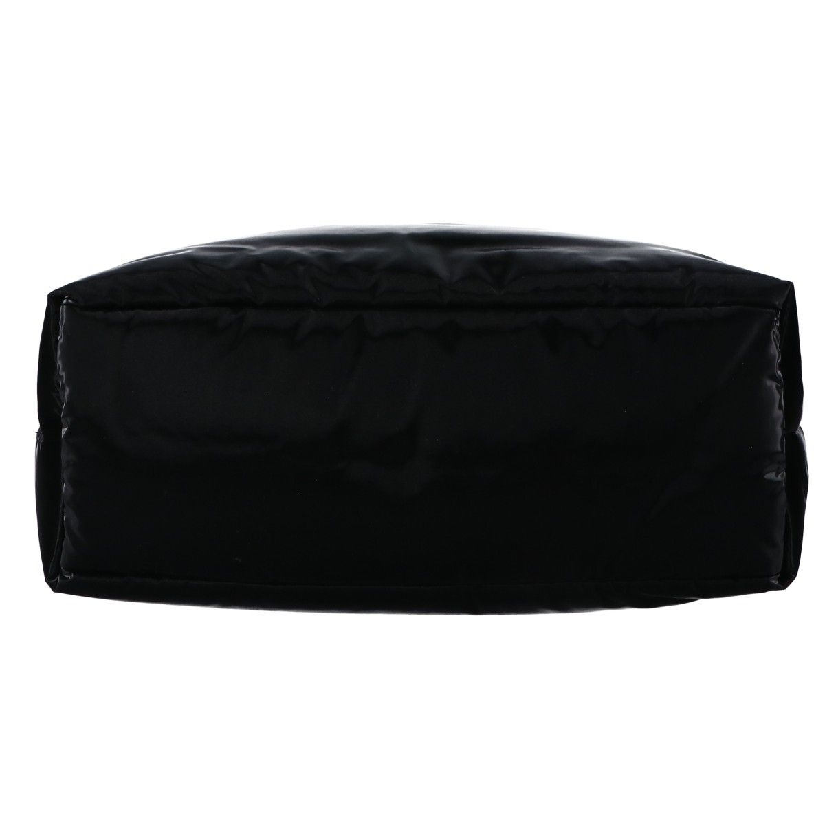 Saint Laurent Paris Silk Tech Canvas Embossed Logo Wide Puffer Tote — view 5