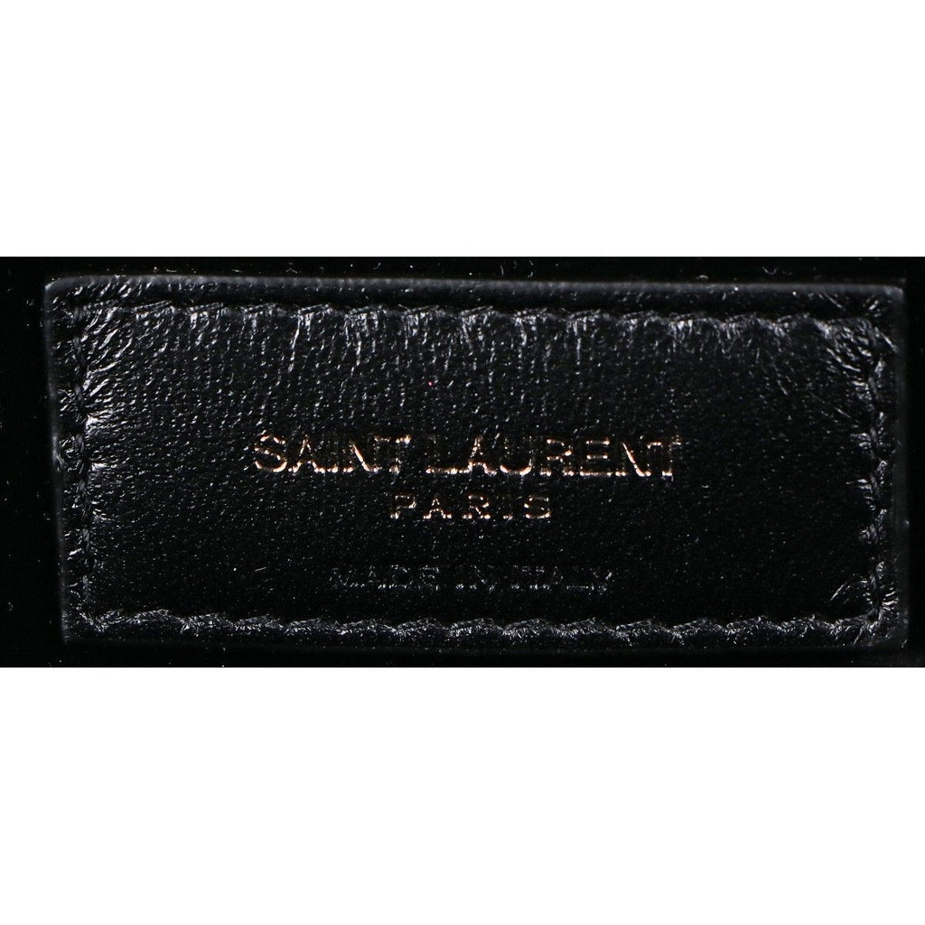 Saint Laurent Paris Silk Tech Canvas Embossed Logo Wide Puffer Tote — view 7