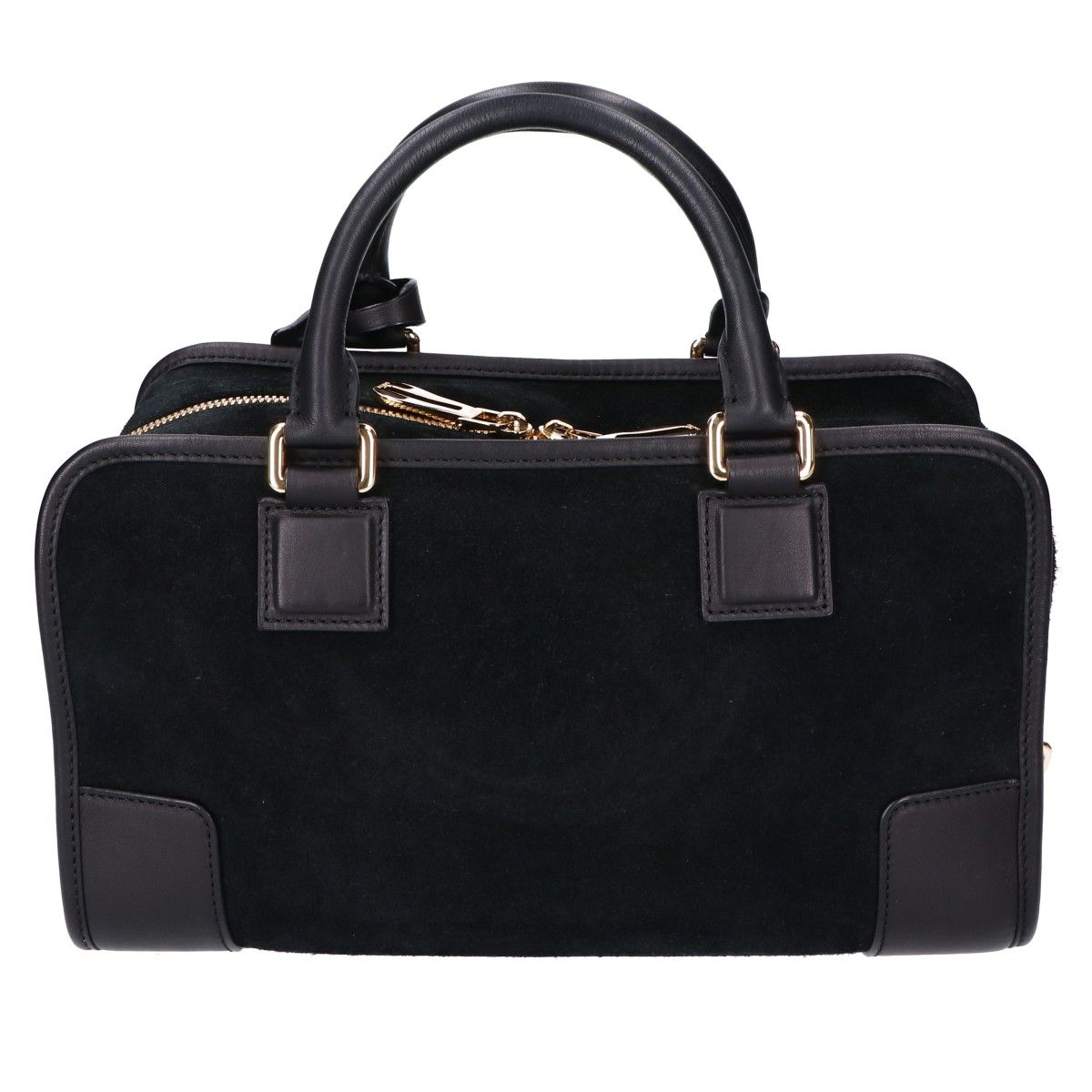 Loewe Suede Smooth Amazona 28 Handbag — view 3