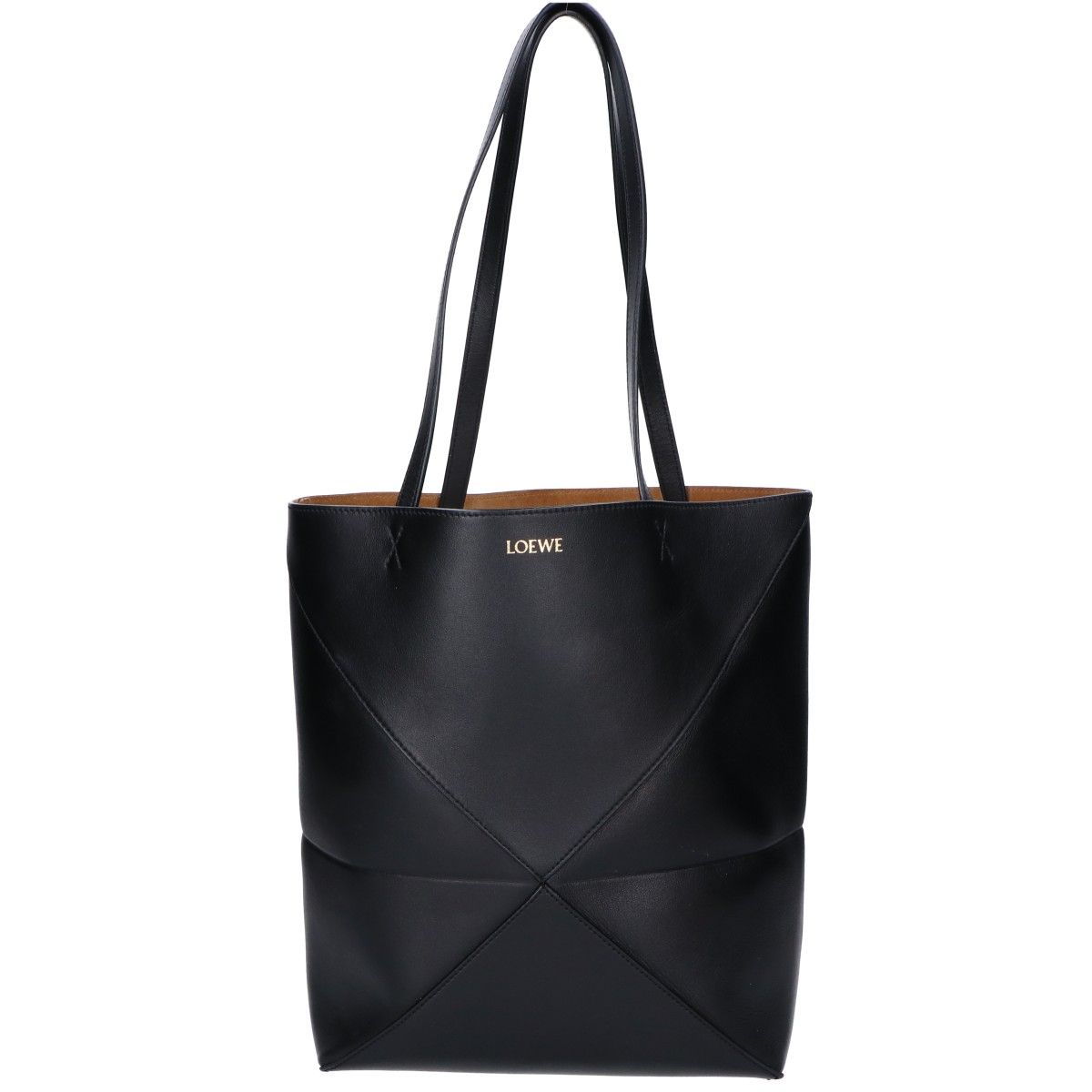 Loewe Shiny Calf Puzzle Fold Tote