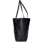 Loewe Shiny Calf Puzzle Fold Tote — view 4