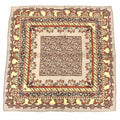 Hermes Scarf Carre 45 Amoeba Flower Gray Ju