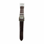 Fendi Watch Quartz Square Leather Shell Dial Silver — view 3
