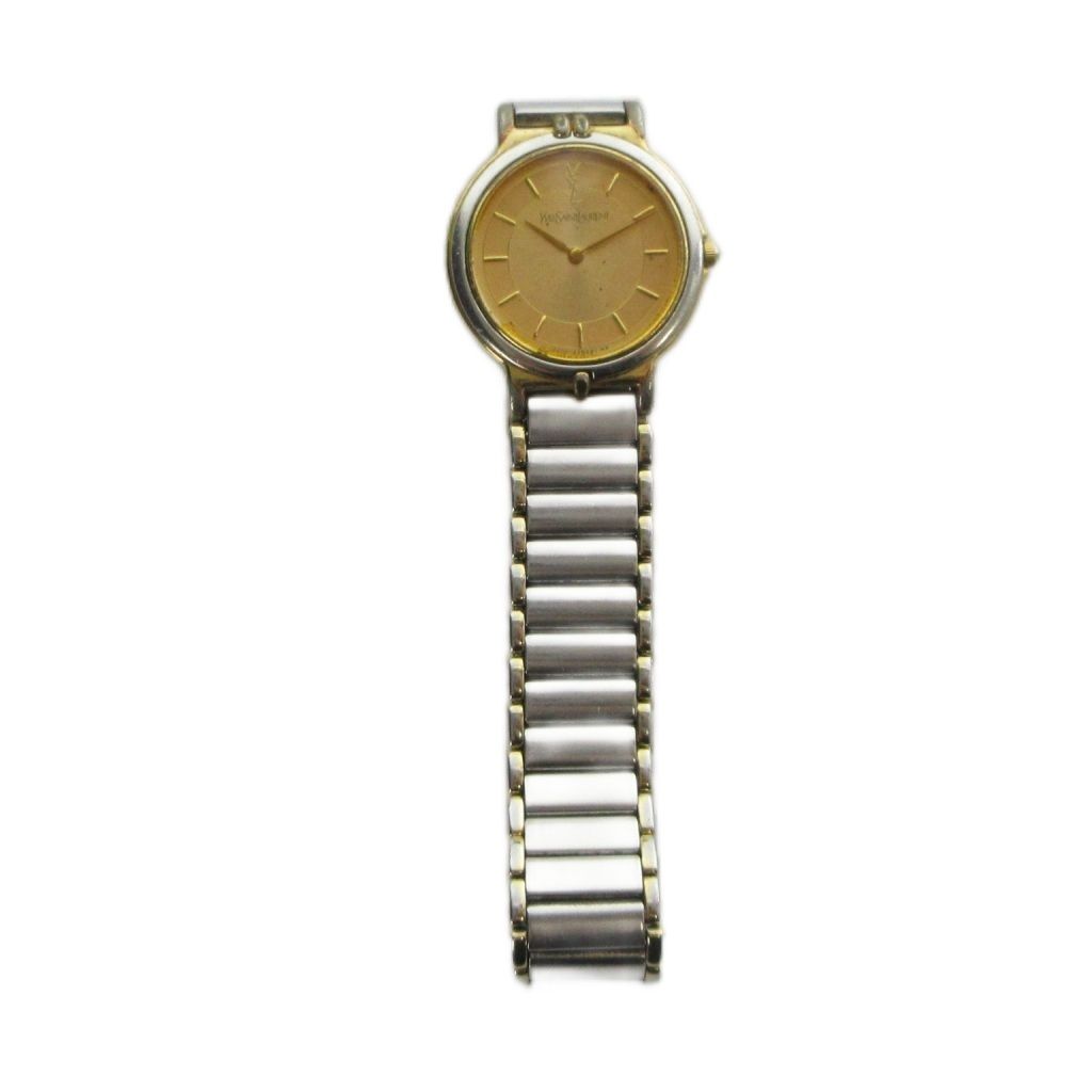 Saint Laurent 2200 Watch Quartz Logo Silver — view 2