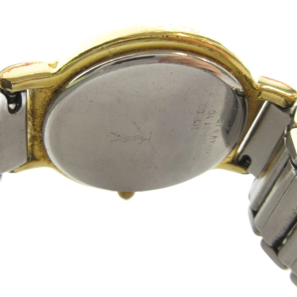 Saint Laurent 2200 Watch Quartz Logo Silver — view 6